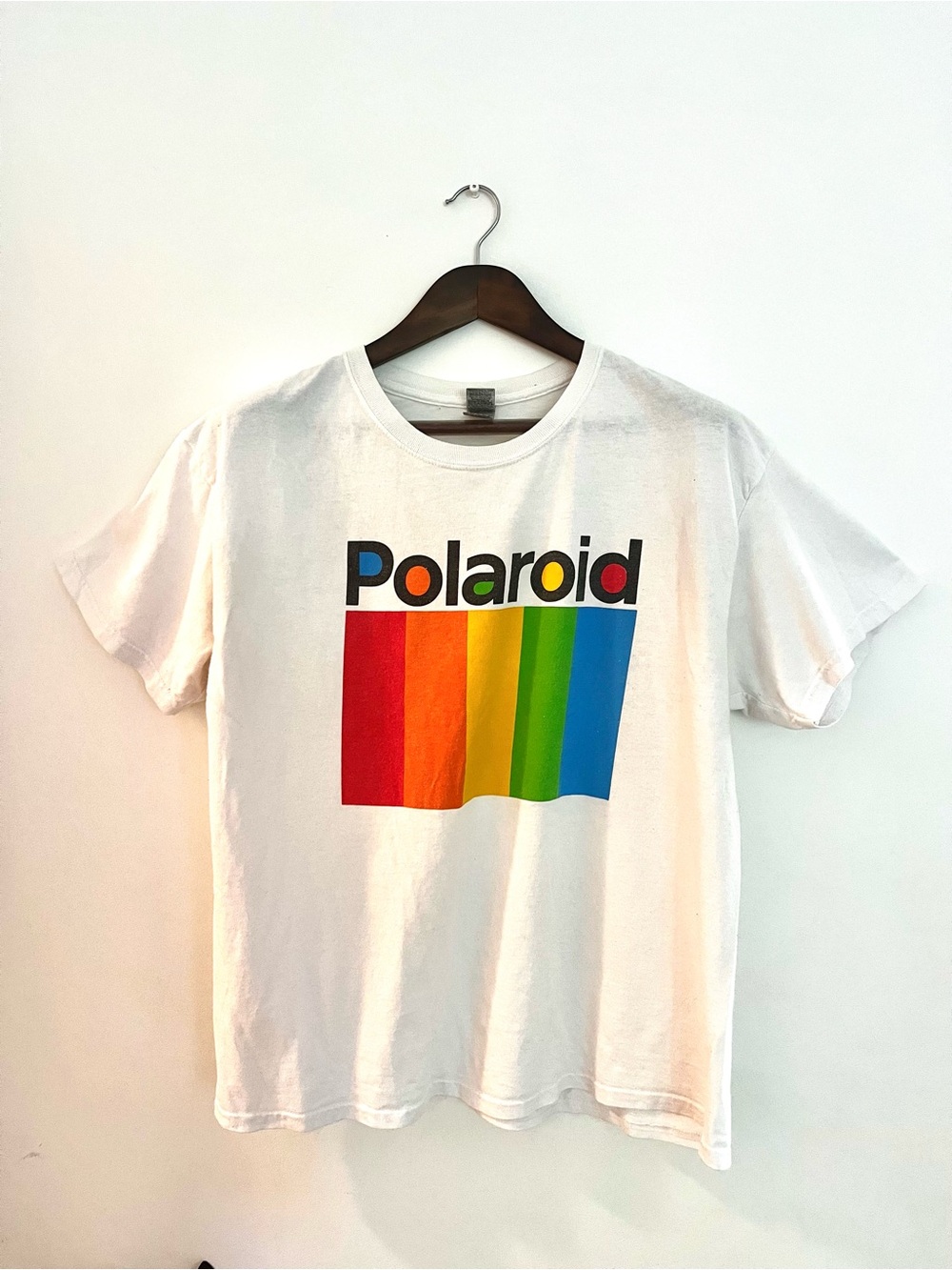 Vintage Tshirt with Polaroid Logo